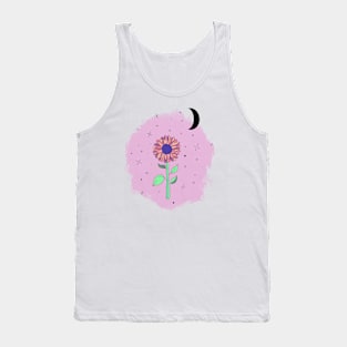 Space flower Tank Top